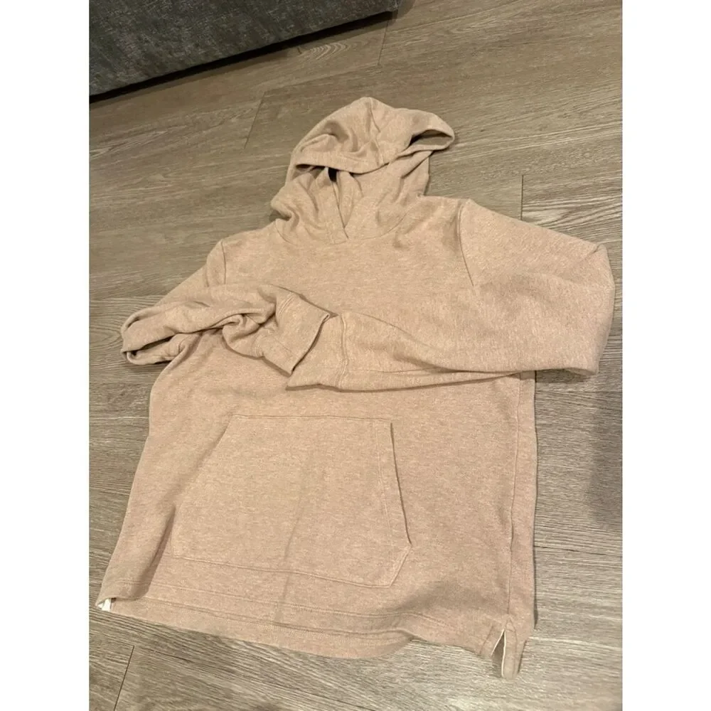 J. Crew Women’s Hooded Pullover in Light Taupe